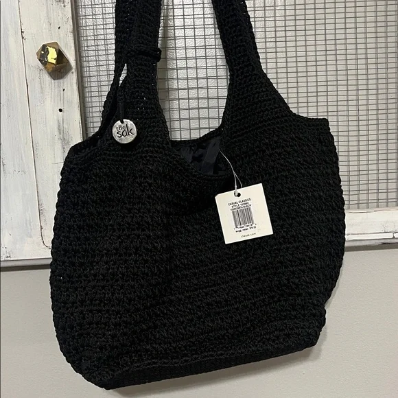The Sak Dark Crochet Shoulder Bag - Picture 3 of 3